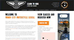 Desktop Screenshot of chicagomotorcycleschool.com